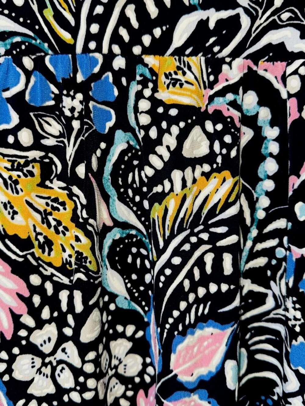 Nina Leonard Sleeveless Abstract Floral Maxi Dress Multicolor Summer Sm Resort - Picture 6 of 9
